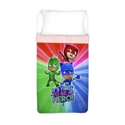 Copriletto Leggero Super Pigiamini PJ Masks In Cotone Singolo S595