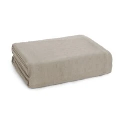 Copriletto Leggero Happy Morbidissimi In Piquet Di Cotone, Dimensioni Varie V887 -Prodotti Per La Casa copriletto leggero happy di morbidissimi piquet puro cotone tortora 3