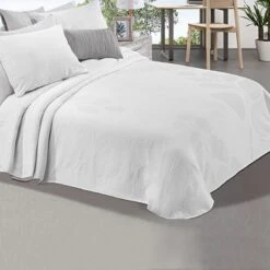 Copriletto Leggero Helecho Di Manterol Matrimoniale J391 -Prodotti Per La Casa copriletto leggero helecho di manterol matrimoniale bianco