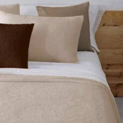 Copriletto Leggero Filet Julieta Di Manterol - Dimensioni Varie Y488 -Prodotti Per La Casa copriletto leggero julieta manterol matrimoniale beige 2 4