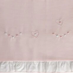 Copriletto Leggero Per Lettino Baby 0169 In Piquet Ricamato A Mano Y596 -Prodotti Per La Casa copriletto leggero lettino baby in piquet di cotone 0169 rosa 3 1