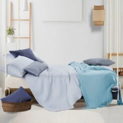 Copriletto Leggero Ruck Di Manterol Matrimoniale J393 -Prodotti Per La Casa copriletto leggero ruck di manterol matrimoniale cielo