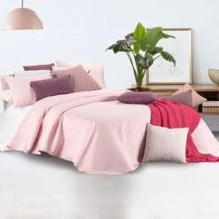 Copriletto Leggero Ruck Di Manterol Matrimoniale J393 -Prodotti Per La Casa copriletto leggero ruck di manterol matrimoniale rosa chiaro