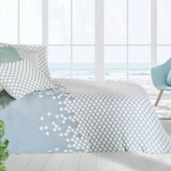 Copriletto Leggero Jacquard Set Point Di Manterol Matrimoniale K073 -Prodotti Per La Casa copriletto leggero set point di manterol matrimoniale celeste 1