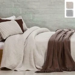 Copriletto Leggero Chess Di Manterol Matrimoniale Y547