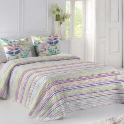 Copriletto Trapuntato Corina Boutis Per Letto Matrimoniale W898 -Prodotti Per La Casa copriletto trapuntato corina boutis per letto matrimoniale blu 2 1