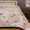 Copriletto Trapuntato Elegant Floral Per Letto Matrimoniale W882