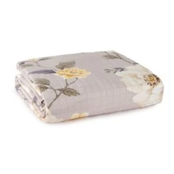 Copriletto Trapuntato Elegant Floral Per Letto Matrimoniale W882 -Prodotti Per La Casa copriletto trapuntato elegant floral matrimoniale grigio 2 1