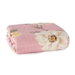 Copriletto Trapuntato Elegant Floral Per Letto Matrimoniale W882 -Prodotti Per La Casa copriletto trapuntato elegant floral matrimoniale rosa 2 1