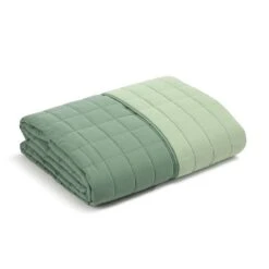 Copriletto Trapuntato Modern Caleffi Tinta Unita Bicolor - Dimensioni Varie S652 -Prodotti Per La Casa copriletto trapuntato modern caleffi bicolor in microfibra giada 3