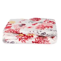 Copriletto Trapuntato Trapuntino Corallo - Dimensioni Varie J463 -Prodotti Per La Casa copriletto trapuntato trapuntino corallo dimensioni varie rosso 2