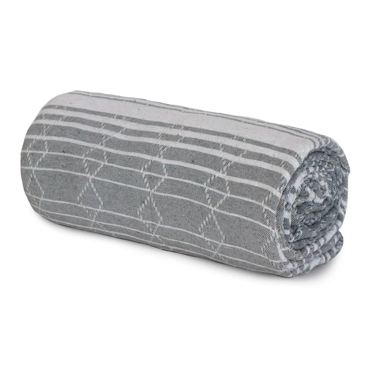 Copriletto Leggero Rombi Cotone Jacquard Tinto In Filo - Dimensioni Varie U385 4 Copriletto Leggero Rombi Cotone Jacquard Tinto In Filo - Dimensioni Varie U385 - immagine 2