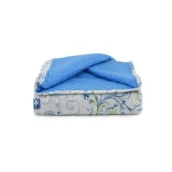 Trapuntino Acanthus Bassetti Per Letto Matrimoniale Due Piazze P183 -Prodotti Per La Casa copriletto trapuntato acanthus bassetti grandfoulard blu 2