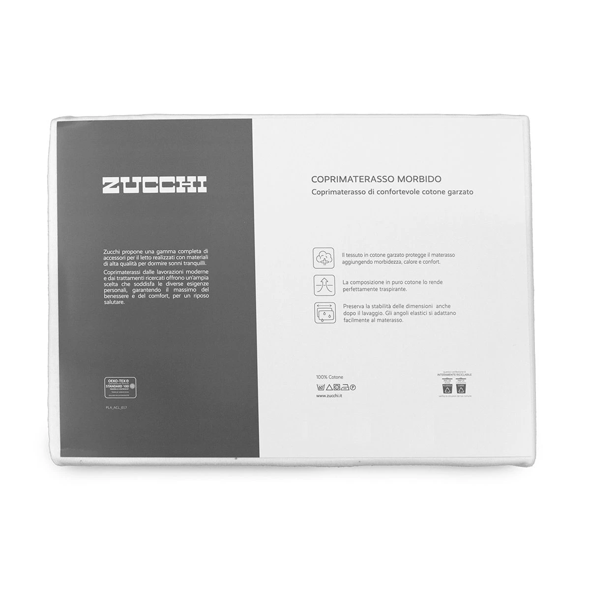 Coprimaterasso Molleton Zucchi In Cotone Garzato - Dimensioni Varie Y636 4 Coprimaterasso Molleton Zucchi In Cotone Garzato - Dimensioni Varie Y636 - immagine 2