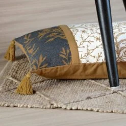 Cuscino Arredo Goldy Rettangolare 30x50 Cm W971 8 Cuscino Arredo Goldy Rettangolare 30x50 Cm W971 -Prodotti Per La Casa cuscino arredo goldy ardoise rettangolare 30x50 cm con nappe 3