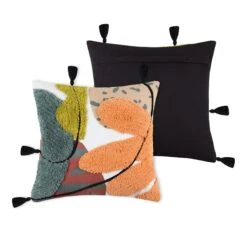 Cuscino Arredo Papercut Quadrato 40x40 Cm Con Nappe W986 -Prodotti Per La Casa cuscino arredo papercut quadrato 40x40 cm con nappe 3