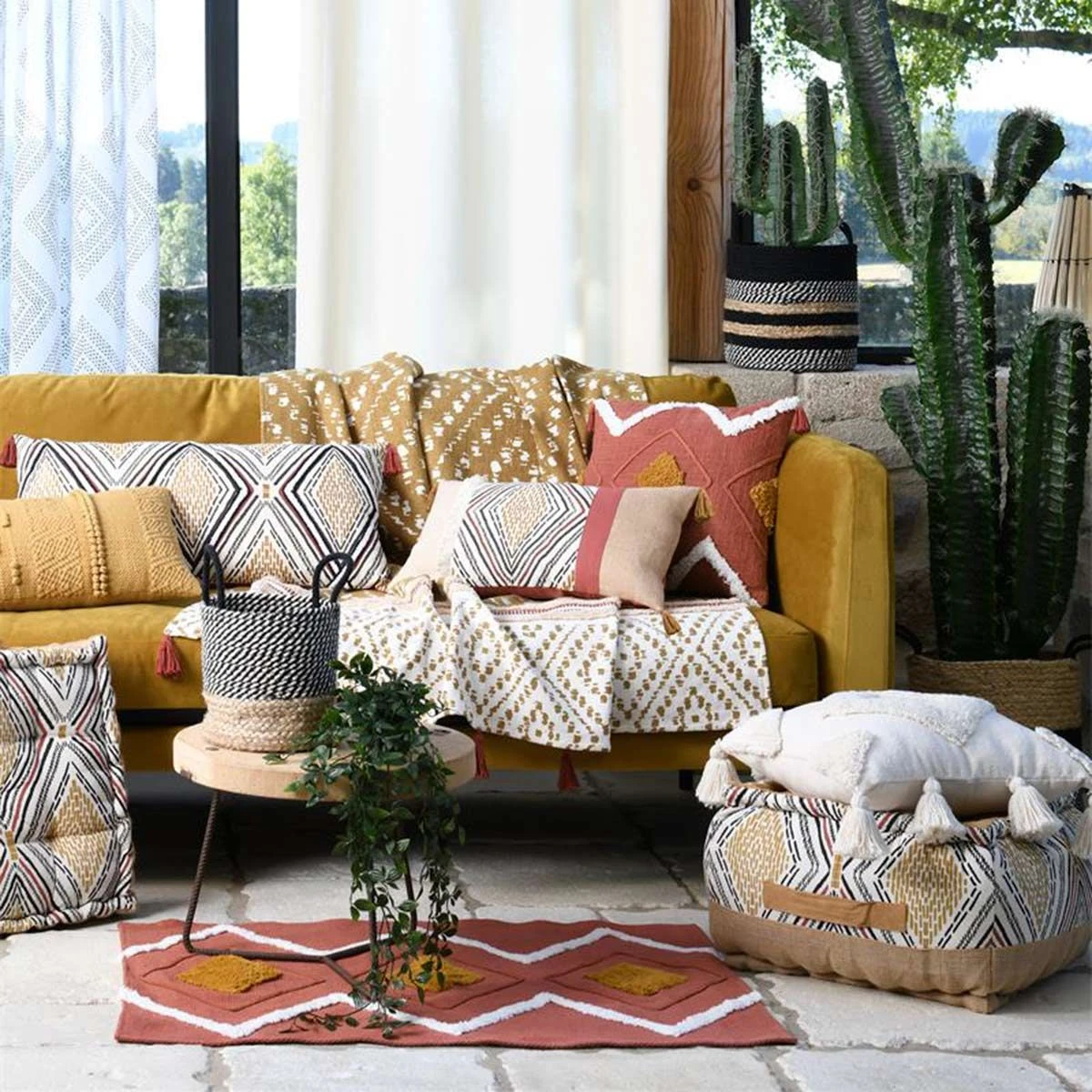 Cuscino Arredo Taweva Rettangolare 30x50 Cm Con Nappe K293 7 Cuscino Arredo Taweva Rettangolare 30x50 Cm Con Nappe K293 - immagine 5