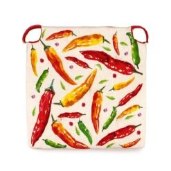 Cuscino Coprisedia Chili In Puro Cotone K102