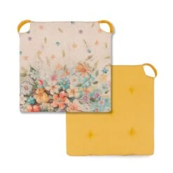 Cuscino Coprisedia Flora In Puro Cotone K154 -Prodotti Per La Casa cuscino coprisedia flora in puro cotone 3