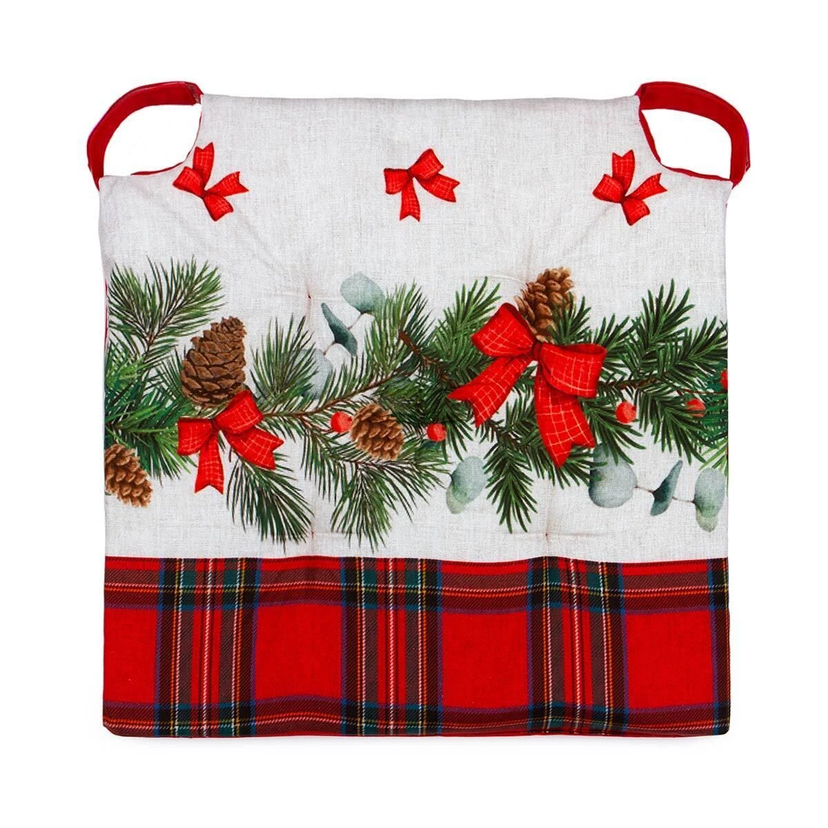 Cuscino Coprisedia Natalizio Chalet In Puro Cotone K851 3 Cuscino Coprisedia Natalizio Chalet In Puro Cotone K851