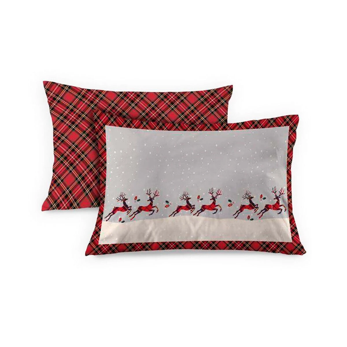 Federa Natalizia Reindeer In The Snow Di Casa Anversa 50x80 Cm X122 3 Federa Natalizia Reindeer In The Snow Di Casa Anversa 50x80 Cm X122