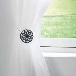 Fermatenda Emmy In Metallo Con Calamita W651 -Prodotti Per La Casa fermatenda in metallo con calamita emmy nero 1