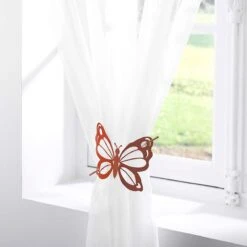 Fermatenda Farfalla In Metallo W649 14 Fermatenda Farfalla In Metallo W649 -Prodotti Per La Casa fermatenda in metallo farfalla rosso 1