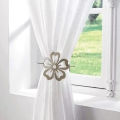 Fermatenda Petalo In Metallo W650 -Prodotti Per La Casa fermatenda in metallo petalo tortora 1