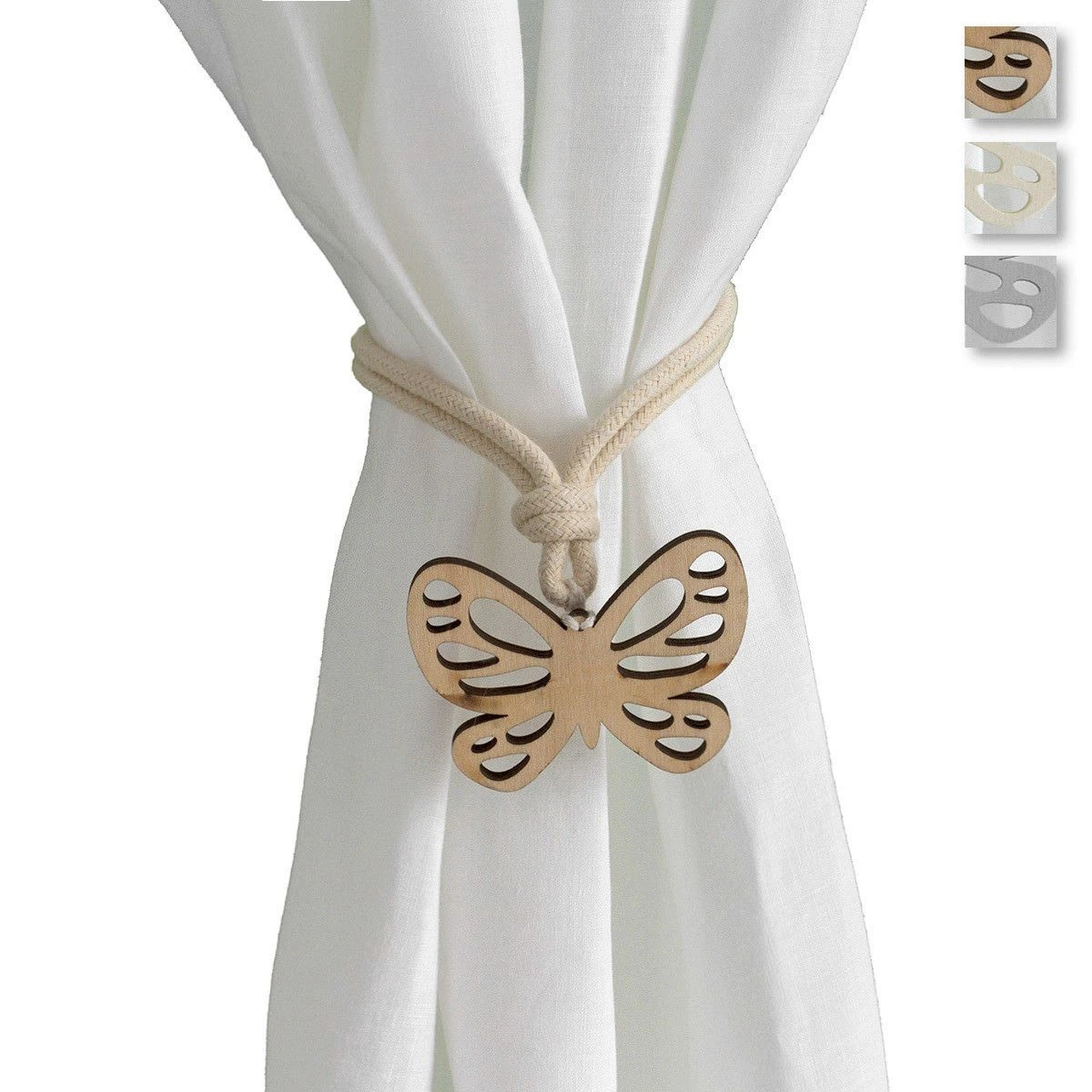 Fermatenda Farfalla Con Cordino S286 3 Fermatenda Farfalla Con Cordino S286