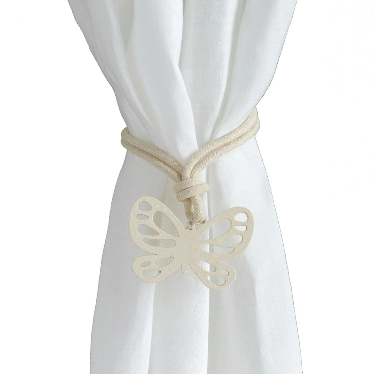 Fermatenda Farfalla Con Cordino S286 5 Fermatenda Farfalla Con Cordino S286 - immagine 3