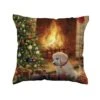Fodera Copricuscino Natalizia Dolce Natale Con Stampa Digitale Z593