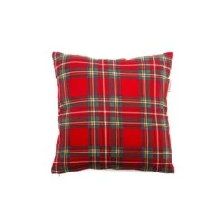 Fodera Cuscino Arredo Tartan Morbidissimi Cotone Loneta - Dimensioni Varie J020 -Prodotti Per La Casa fodera cuscino arredo tartan morbidissimi cotone loneta 40x40 cm 1