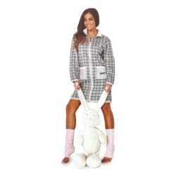 Giacca Da Camera Donna Dimensione Danza Invernale Caldo Cotone DD20100 Z360 -Prodotti Per La Casa giacca da camera donna dimensione danza dd20100 2 8