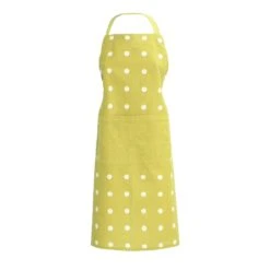 Grembiule Da Cucina Pop Pois In Puro Cotone V957 -Prodotti Per La Casa grembiule da cucina pop pois in puro cotone lime 1