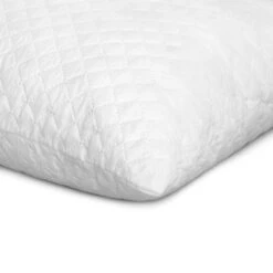 Guanciale Memory Flock Mod. Fiocco Di Morbidissimi V748 -Prodotti Per La Casa guanciale in fiocchi di memory fiocco morbidissimi bianco particolare 1