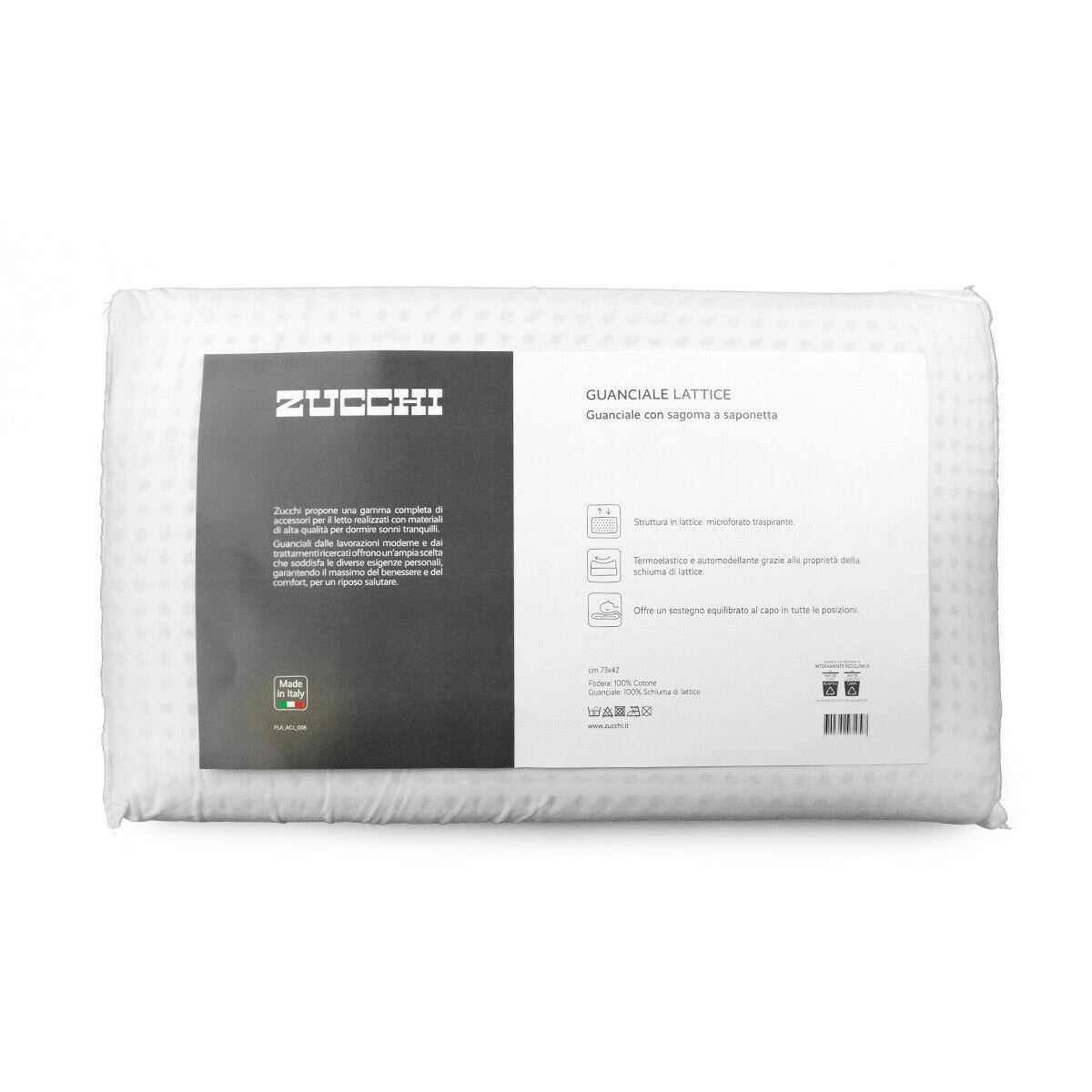 Guanciale In Lattice Zucchi Con Sagoma A Saponetta 42x73cm Y386 3 Guanciale In Lattice Zucchi Con Sagoma A Saponetta 42x73cm Y386