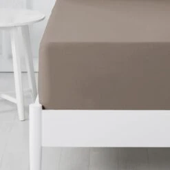 Lenzuolo Con Angoli In Flanella Tinta Unita Morbidissimi - Dimensioni Varie J030 -Prodotti Per La Casa lenzuolo con angoli in flanella tinta unita morbidissimi sabbia 3