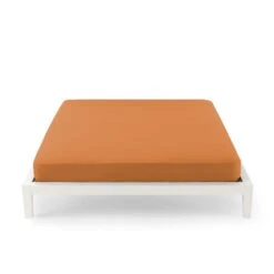 Lenzuolo Sotto Con Angoli Morbidissimi Matrimoniale Maxi In Puro Cotone Q425 16 Lenzuolo Sotto Con Angoli Morbidissimi Matrimoniale Maxi In Puro Cotone Q425 -Prodotti Per La Casa lenzuolo sotto con angoli morbidissimi cotone matrimoniale arancio 1