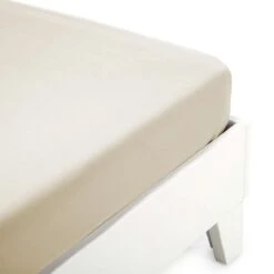 Lenzuolo Con Angoli Morbidissimi In Jersey Di Cotone - Dimensioni Varie K332 -Prodotti Per La Casa lenzuolo sotto con angoli morbidsissimi in cotone jersey beige 3