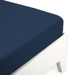 Lenzuolo Con Angoli Morbidissimi In Jersey Di Cotone - Dimensioni Varie K332 -Prodotti Per La Casa lenzuolo sotto con angoli morbidsissimi in cotone jersey blu 3