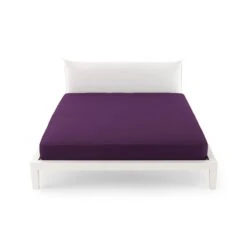 Lenzuolo Sotto C/angoli Clic Clac Di Zucchi In Percalle Matrimoniale P351 -Prodotti Per La Casa lenzuolo sotto con angoli matrimoniale percalle zucchi clic clac viola