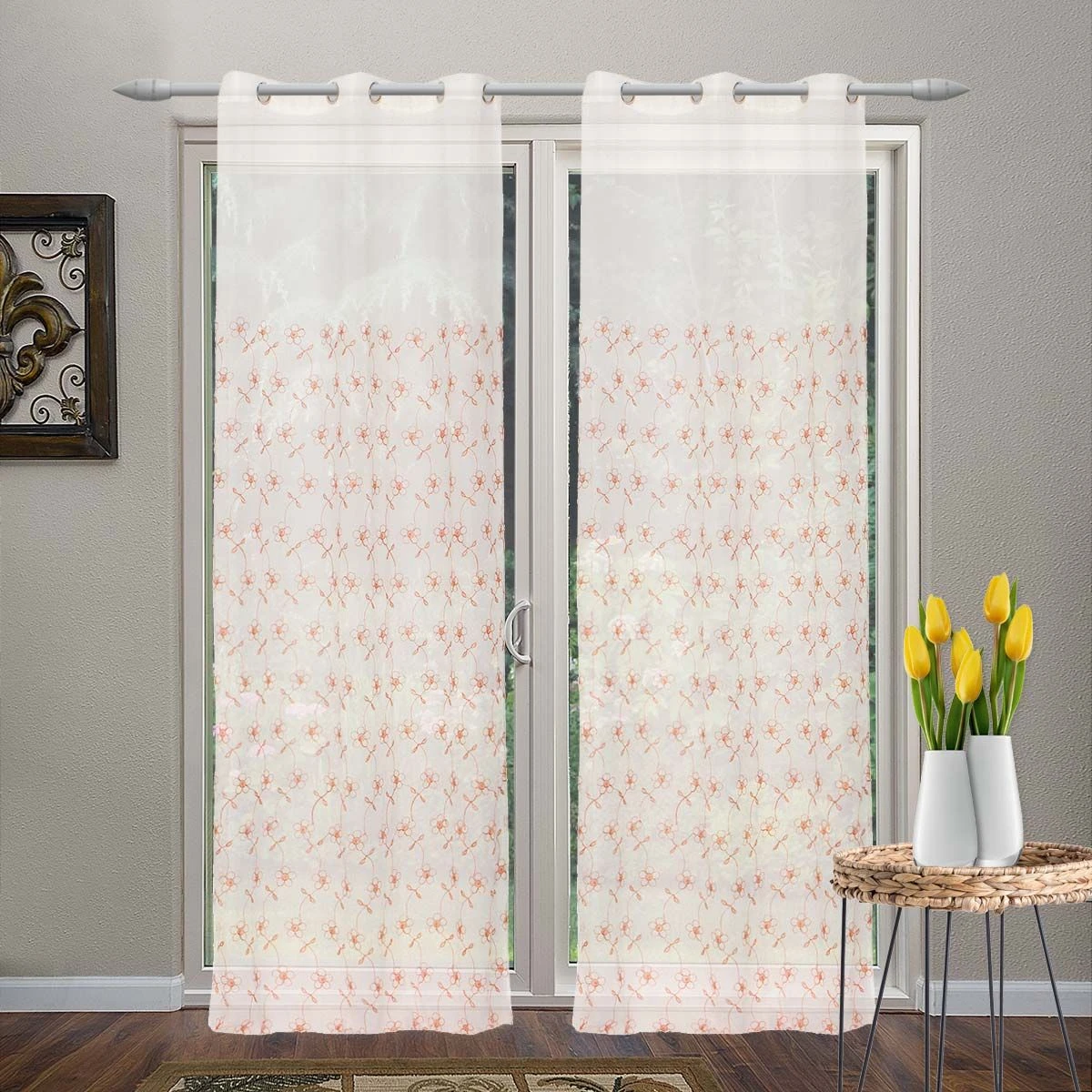 Tenda Arredo Filtrante Carine Effetto Lino Con Borchie 140x280 Cm W062 5 Tenda Arredo Filtrante Carine Effetto Lino Con Borchie 140x280 Cm W062 - immagine 3