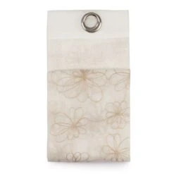 Tenda Arredo Filtrante Caterina Effetto Lino Con Borchie 140x280 Cm W065 -Prodotti Per La Casa pannello tenda arredo caterina con borchie semitrasparente beige 1