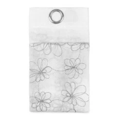 Tenda Arredo Filtrante Caterina Effetto Lino Con Borchie 140x280 Cm W065 -Prodotti Per La Casa pannello tenda arredo caterina con borchie semitrasparente grigio 1