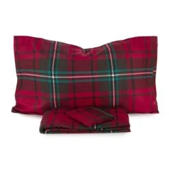Parure Copripiumino Tartan Di Novia - Dimensioni Varie J090 9 Parure Copripiumino Tartan Di Novia - Dimensioni Varie J090 -Prodotti Per La Casa parure copripiumino tartan di novia rosso 3