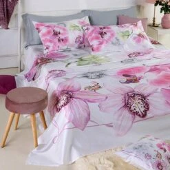 Parure Lenzuola Copriletto Orchidea Di Randi In Raso Matrimoniale J369 7 Parure Lenzuola Copriletto Orchidea Di Randi In Raso Matrimoniale J369 -Prodotti Per La Casa parure lenzuola copriletto orchidea di randi in raso matrimoniale 2