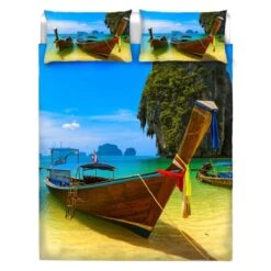 Parure Letto Island Stampa Digitale HD Lenzuola Matrimoniale Q279
