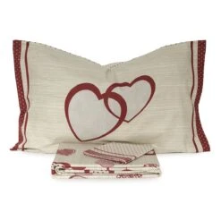 Parure Copripiumino Campiglio Di Daunex - Dimensioni Varie R750 -Prodotti Per La Casa parure copripiumino campiglio di daunex matrimoniale rosso 1