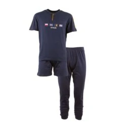 Pigiama Tre Pezzi Uomo Navigare In Cotone 141200T Y451 -Prodotti Per La Casa pigiama 3 pezzi navigare in jersey di cotone 141200t navy 5