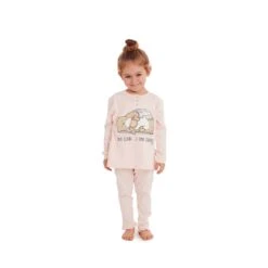 Pigiama Bambina/ragazza Due Cuori Di Happy People In Caldo Cotone 5396 W146